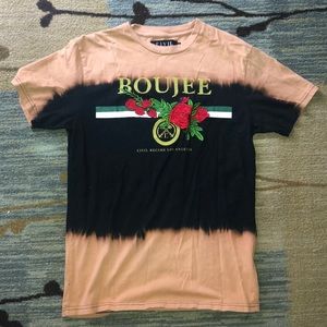 Civil Regime boujee embroidered rose tee shirt